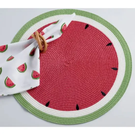 DII&reg; Summer Day Watermelon Placemats, 6ct. {5}