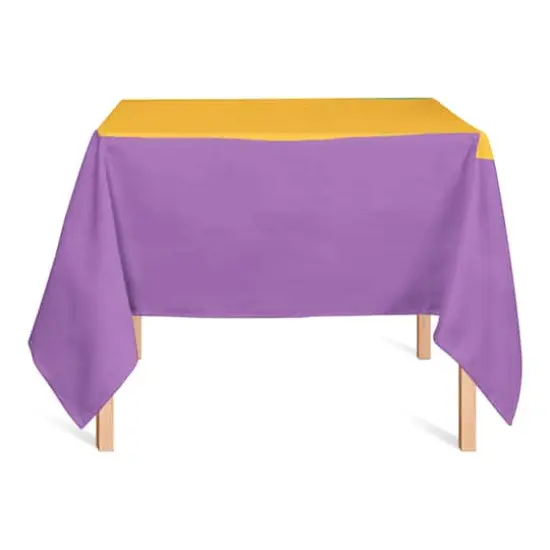 58" Stripes Mardi Gras Tablecloth {3}