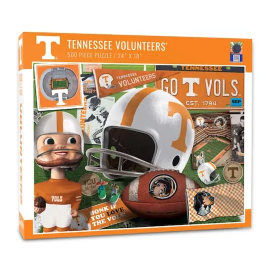 College Team Retro Series 500 Piece Puzzle Tennessee Volunteers {1}