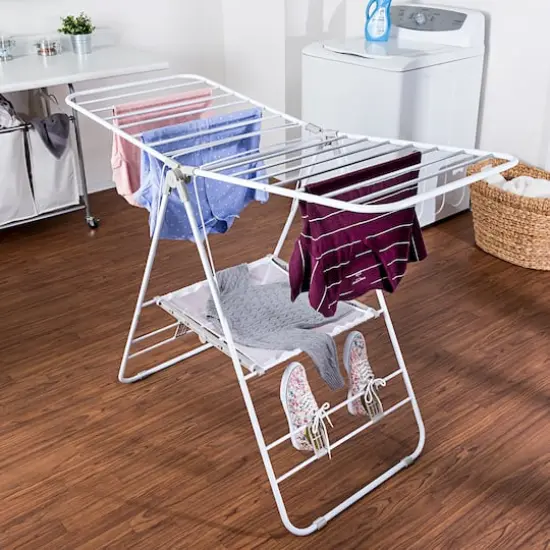 Honey Can Do Heavy-Duty Gullwing Collapsible Clothes Drying Rack {1}