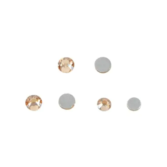 Round Flatback Glass Rhinestone Mix by Bead Landing&trade; Honey {3}