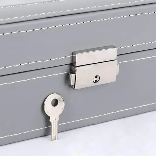 Anchor Gray Dozen Leather Watch Box {6}