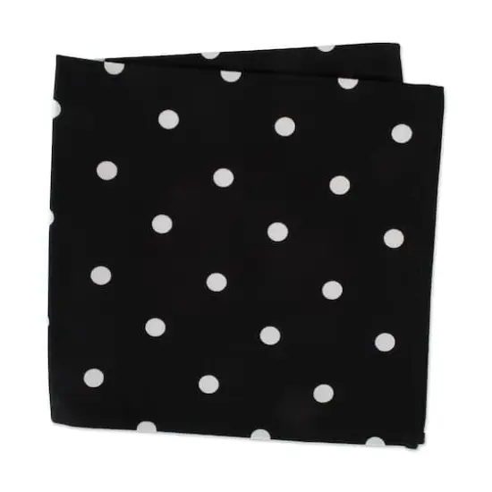 DII&reg; Polka Dot Napkins, 4ct. Black and White {6}