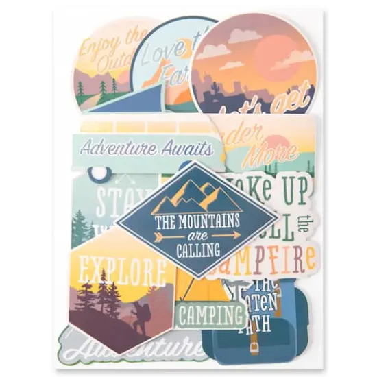Adventure Die Cut Stickers by Recollections&trade; {3}
