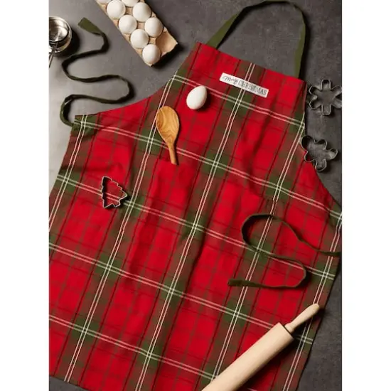 DII&reg; Vintage Holiday Tartan Chef Apron {7}