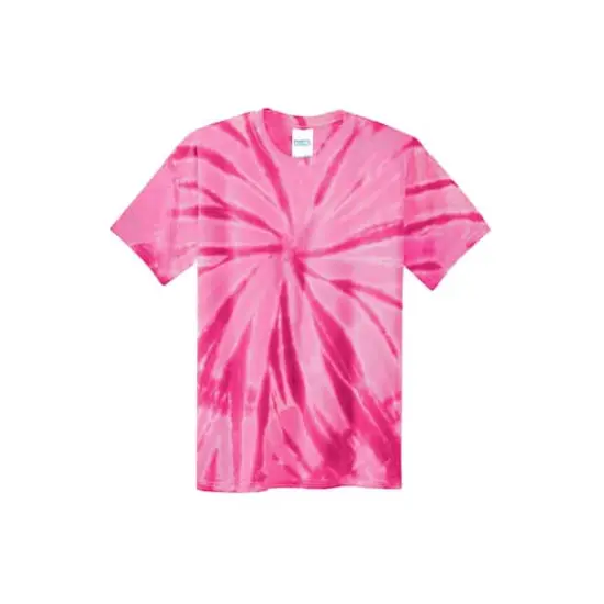 Port & Company&reg; Youth Tie-Dye T-Shirt Pink {1}