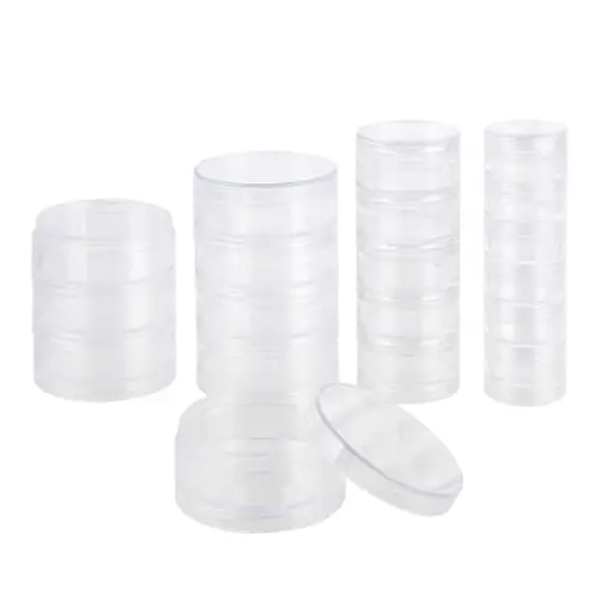 Clear Round Bead Storage Stack Set by Bead Landing&trade; {1}