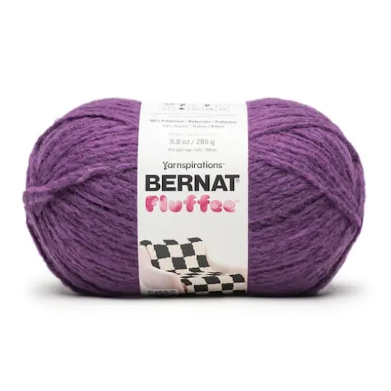 Bernat&reg; Fluffee&trade; Yarn Purple Dusk {1}
