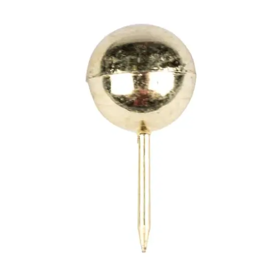 JAM Paper Colorful Round Push Pins, 100ct. Gold {4}