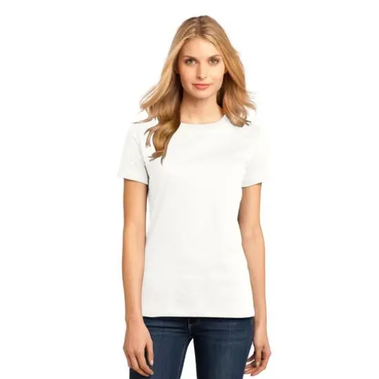 District&reg; Women's Perfect Weight&reg; Adult T-Shirt Bright White {4}