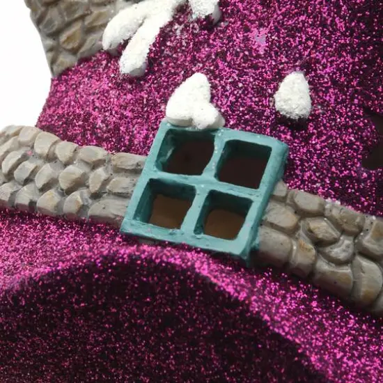 10" Purple LED Hat Haunted House {6}