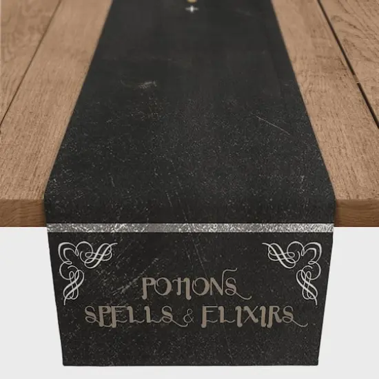 Potions Spells 2 16" x 90" Poly Twill Table Runner {1}