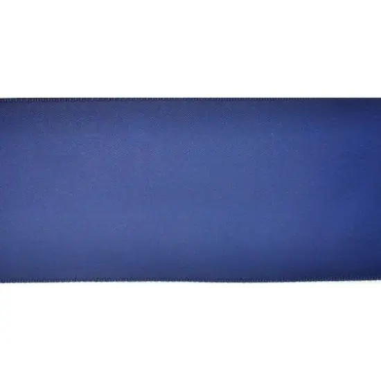 2.5" x 8.3yd. Wired Satin Ribbon by Celebrate It&reg; Navy {4}