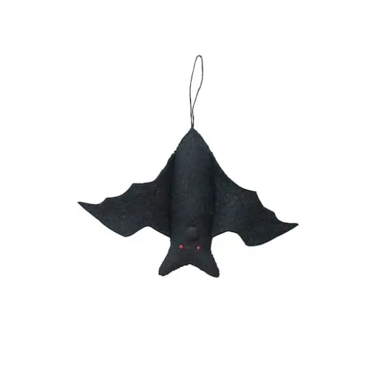 Hello Honey&reg; Black Wool Felt Bat Ornament {1}