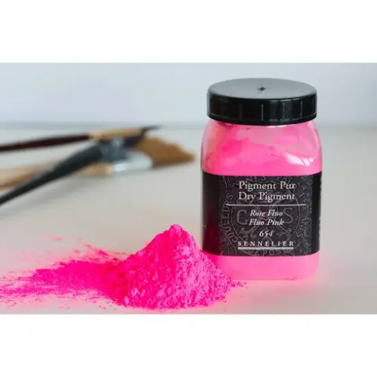 Sennelier Dry Pigment 654 Fluorescent Pink {4}