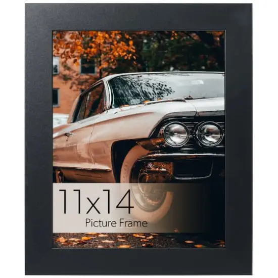 WallsThatSpeak Vertically or Horizontally Hanging Black 11" x 14" Picture Frame with Glass {1}