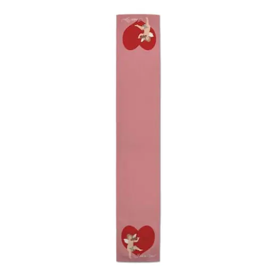 Cupid Heart 16" x 72" Poly Twill Table Runner {4}