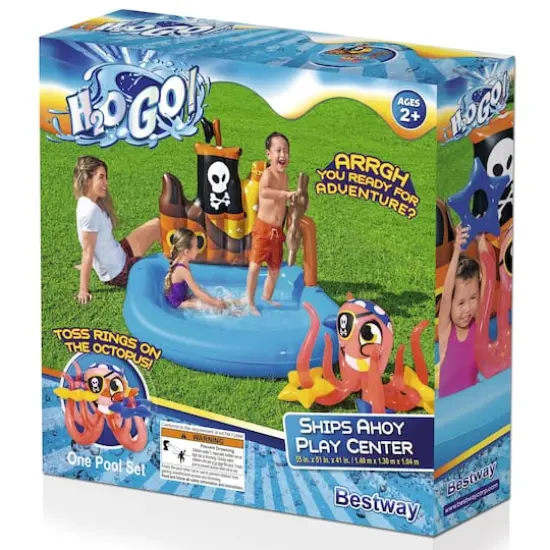 Bestway H2OGO! Ships Ahoy Pool Play Center {3}