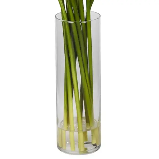 20" Mini Calla Lily Silk Flower Arrangement in Vase {4}
