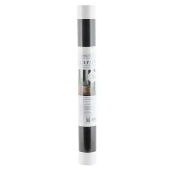 Simplify Black & White Striped Adhesive Wallpaper {4}