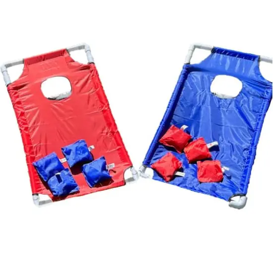 Basic Bean Bag Portable Cornhole Toss Set {1}
