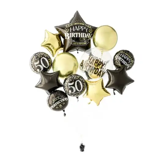 Better with Age Foil Balloon Bundle 50 years {3}
