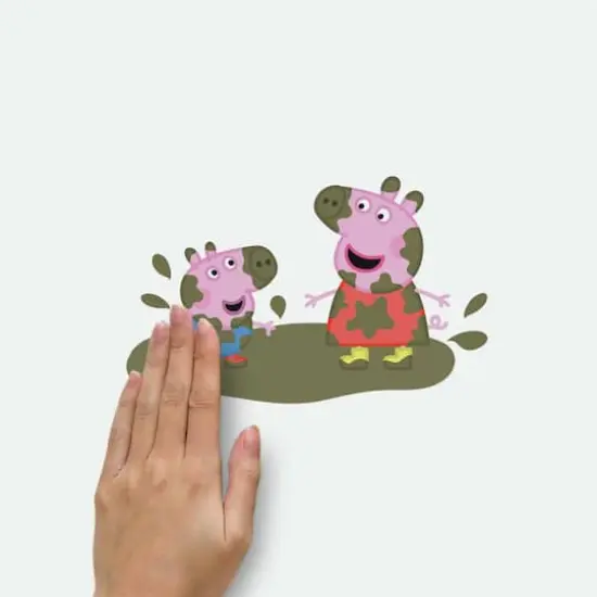 RoomMates Peppa Pig Peel & Stick Wall Decals {7}