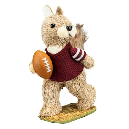8.25" Standing Squirrel with Football Natural D&eacute;cor by Ashland&reg; {3}