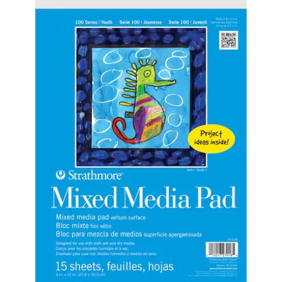 Strathmore&reg; 100 Series Mixed Media Paper Pad {1}