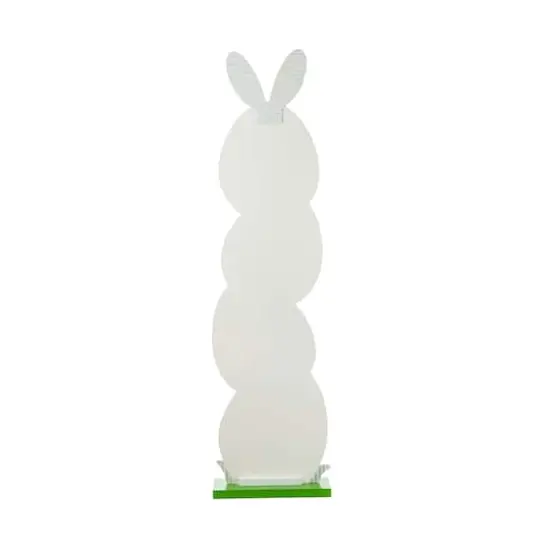 Glitzhome&reg; 42" Easter Wooden Bunny & Eggs Porch D&eacute;cor {8}