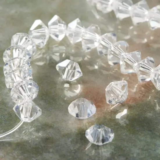 Crystal Glass Small Rondel Beads, 6mm by Bead Landing&trade; {3}