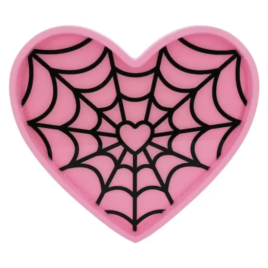 15.5" Pink Web Heart Tray by Ashland&reg; {1}