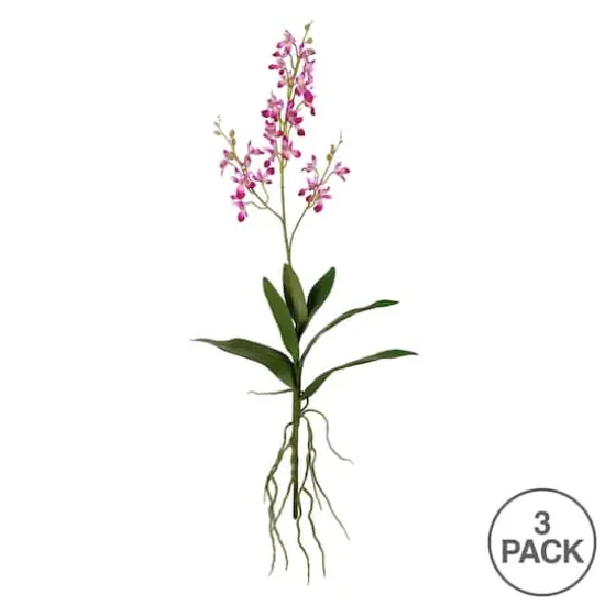 3 Pack: Mini Purple Orchid Spray {4}