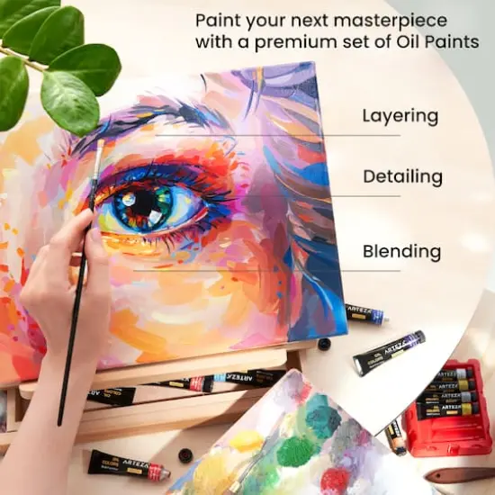 Arteza&reg; 24 Color Oil Paint Set {7}
