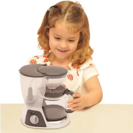 Children's Electronic Coffee Maker Play Set {8}