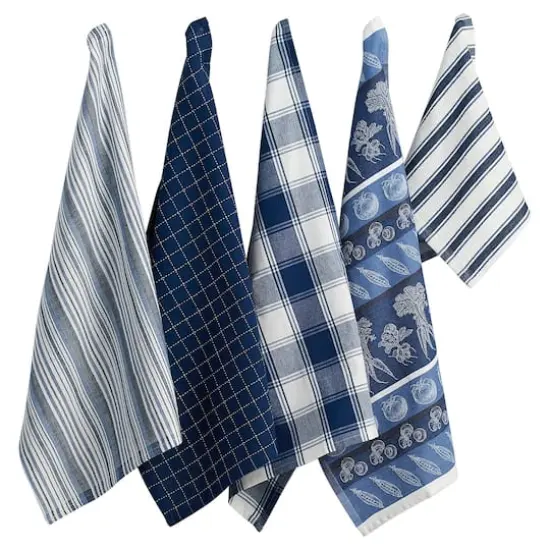 DII&reg; Kitchen Towel Set Marine Blue {1}