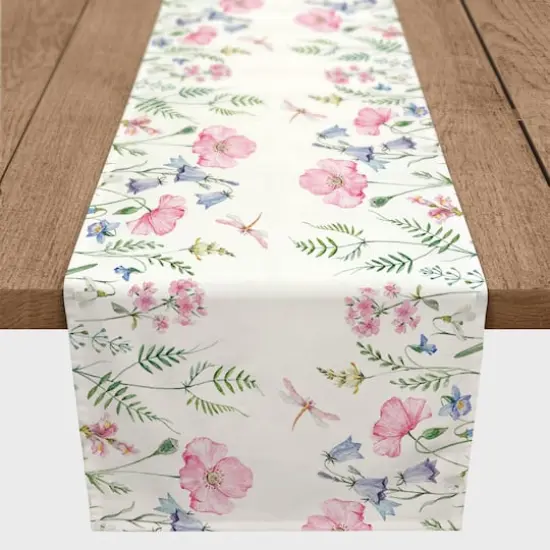 Growing Spring Florals Outdoor Table Runner {3}