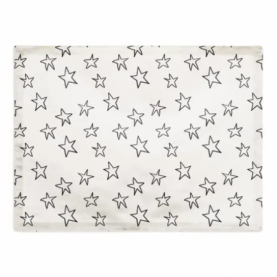 Simple Star Pattern Cotton Twill Placemat {1}