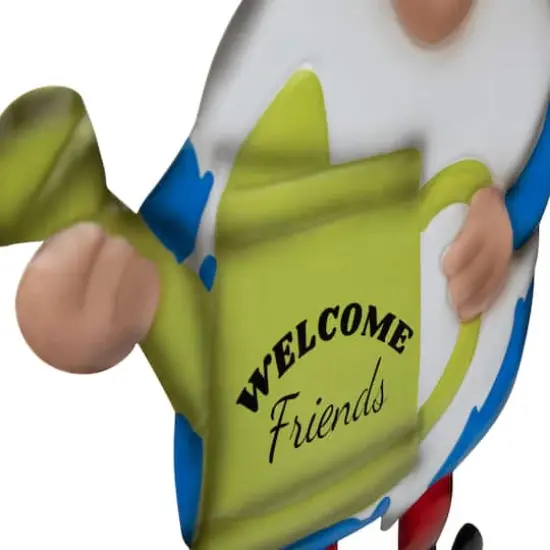 22" Orange Welcome Friends Gnome Spring Outdoor Garden Stake {7}