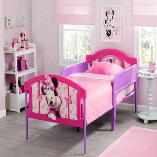 Minnie Mouse Plastic 3D Twin Bed {4}