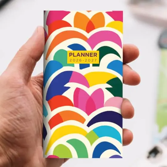 2026-2027 Color Burst Small Monthly Pocket Planner {9}