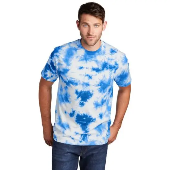 Port & Company&reg; Crystal Tie-Dye T-Shirt True Royal {3}