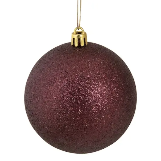 32ct. 3.25" 4-Finish Mulberry Shatterproof Ball Ornaments {4}