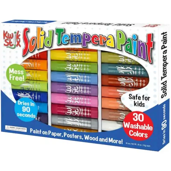 Kwik Stix&trade; 30 Color Tempera Washable Paint Set {3}