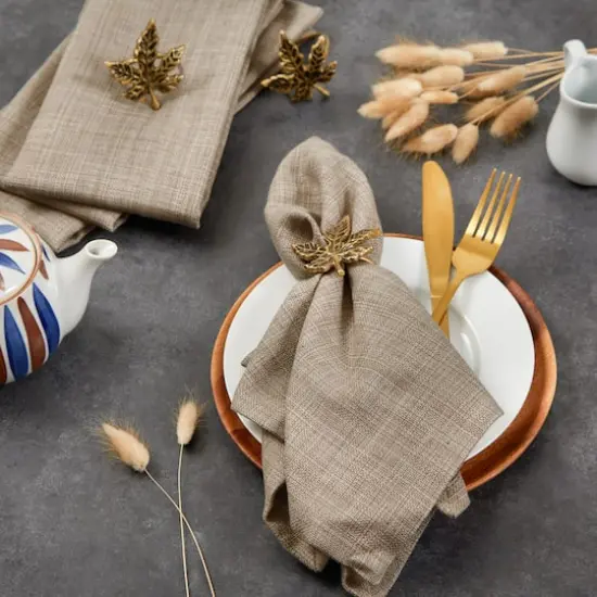 DII&reg; Variegated Napkin Set, 6ct. Mushroom {6}