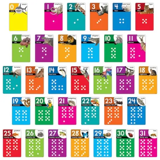 Trend Enterprises&reg; Animals Count 0-31 Wipe Off Learning Set {5}