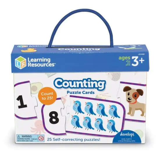 Learning Resources Counting Puzzle Cards {6}