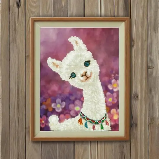 Diamond Dotz&reg; Lulu Llama Diamond Painting Kit {1}
