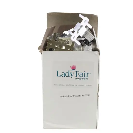 JAM Paper Silver Wristlets, 50ct. {1}