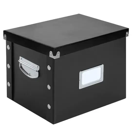 Snap-N-Store Black Letter File Box {1}
